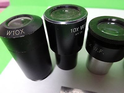 LOT 6 EA MICROSCOPE EYEPIECES ASSORTED OPTICS #W1-04