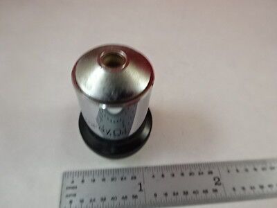 MICROSCOPE PART SWISS WILD HEERBRUGG OBJECTIVE 10X OPTICS AS IS B#J7-C-02