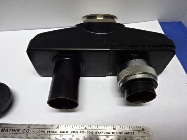 WILD SWISS M20 HEAD OPTICS MICROSCOPE PART AS IS &84-64