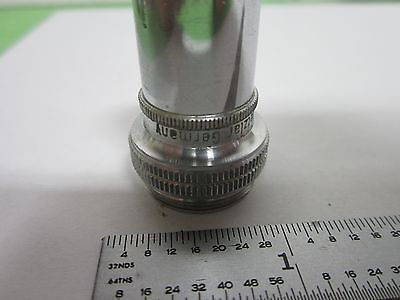 MICROSCOPE PART OBJECTIVE WOLFE WETZLAR GERMANY 10X OPTICS AS IS BIN#Q8-65