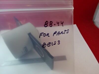 MICROSCOPE PART ZEISS GERMANY IM405 FILTER 465224 DARK PHASE OPTICS AS IS #88-44