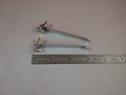 PAIR CLIPS for specimen TABLE MICROSCOPE PART &33-A-82