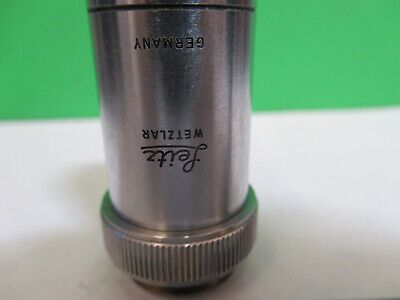 LEITZ WETZLAR OBJECTIVE 100X /170 OPTICS MICROSCOPE PART AS PICTURED #Z9-A-56