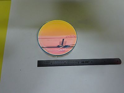 OPTICAL ZYGO FLAT DICHROIC MIRROR LASER OPTICS AS IS BIN#17-D-06