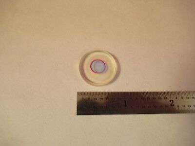 OPTICAL FLAT COATED CENTER LENS ZERODUR RING LASER GYRO PART PRO OPTICS &84-B-39