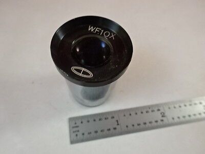 MICROSCOPE PART UNKNOWN MAKER WF10X EYEPIECE OCULAR OPTICS AS IS B#N7-F-07