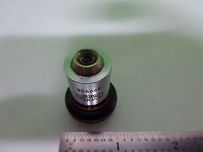 MICROSCOPE PART OBJECTIVE OLYMPUS JAPAN 10X OPTICS AS IS BIN#V7-10