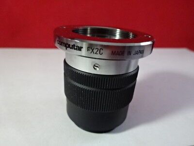 OPTICAL CAMERA ADAPTER COMPUTAR LENS FX2C + 20MM RING PRO OPTICS AS IS &S8-B-18