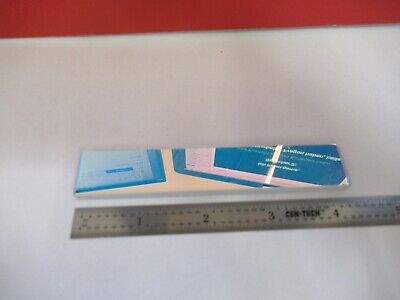 OPTICAL RECTANGULAR GLASS COATED DICHROIC MIRROR OPTICS AS PICTURED &3-FT-X21