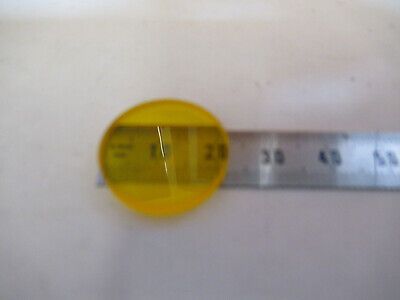 OPTICAL YELLOW GLASS FILTER LENS PRO OPTICS AS PICTURED &P5-A-82