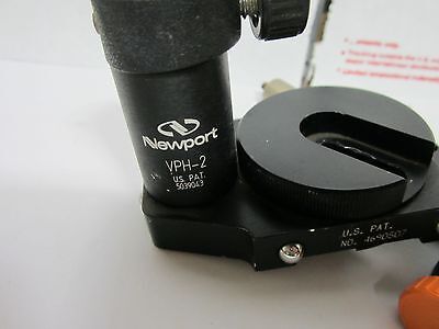 OPTICAL NEWPORT BUP-2 & VPH-2 FIXTURES FOR LASER OPTICS AS IS BIN#H7-03