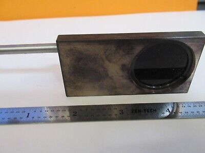 CARL ZEISS GERMANY VERY DARK FILTER OPTICS MICROSCOPE PART AS PICTURED #A2-A-88