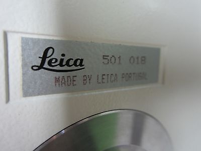 MICROSCOPE PART LEICA DMR HEAD BINOCULAR 501018 AS IS OPTICS BIN#F4