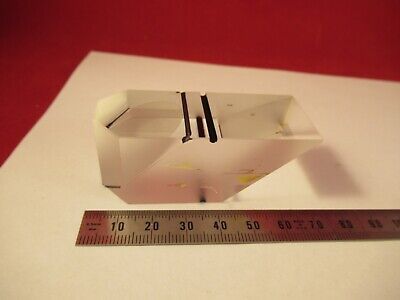 NIKON JAPAN GLASS PRISM HEAD MICROSCOPE PART OPTICS AS PICTURED &14-A-24