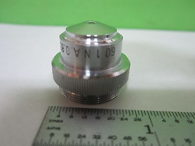 MICROSCOPE PART OBJECTIVE ROLYN GERMANY 60X OPTICS AS IS BIN#T5-21