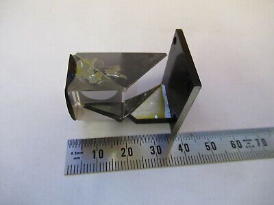 GLASS OPTICAL PRISM OPTICS MICROSCOPE PART AS PICTURED P9-A-72