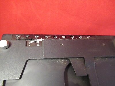 LEICA GALEN STAGE TABLE MICROMETER MICROSCOPE PART OPTICS AS PICTURED &75-B-42