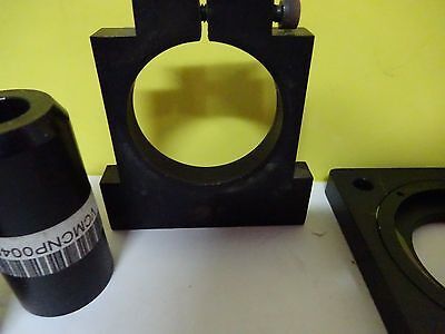 OPTICAL LOT FIXTURES MOUNTS NEWPORT FOR LENSES LASER OPTICS AS IS BIN#P8-07