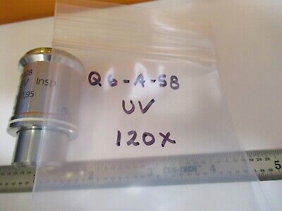 ZEISS AXIOTRON OBJECTIVE UV 120X UV 10402 MICROSCOPE PART AS PICTURED &Q6-A-58