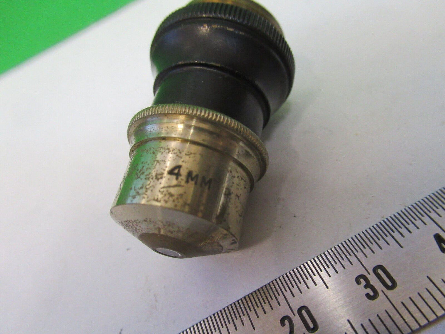 ANTIQUE BECK UK OBJECTIVE RARE MICROSCOPE PART AS PICTURED Z6-A-84