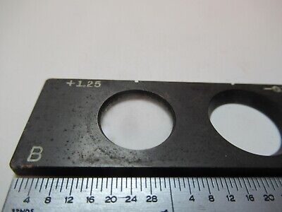 FOR PARTS ANTIQUE MICROSCOPE PART SLIDE "B" RARE UNKNOWN AS PICTURED &16-B-86