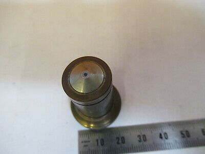 ANTIQUE CARL ZEISS 1/12 90 BRASS OBJECTIVE MICROSCOPE PART AS PICTURED #P2-A-67