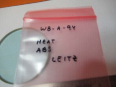 LEITZ GERMANY HEAT ABSORBING FILTER MICROSCOPE PART AS PICTURE &W8-A-94