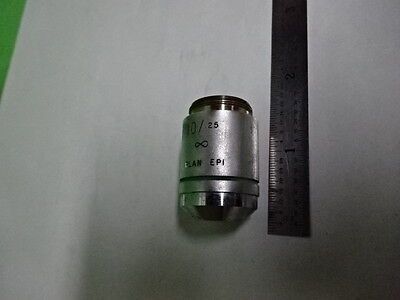 MICROSCOPE PART OBJECTIVE AMERICAN AO 10X PLAN EPI OPTICS AS IS #AE-16