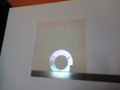 OPTICAL LARGE PLATES BK7 GLASS COATED PRO LASER OPTICS AS PICTURED &A3-B-46