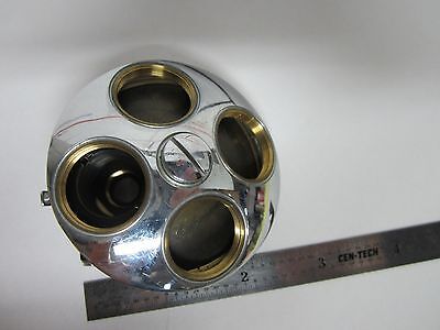 MICROSCOPE PART REICHERT AUSTRIA NOSEPIECE OPTICS AS IS BIN#M7-R-18