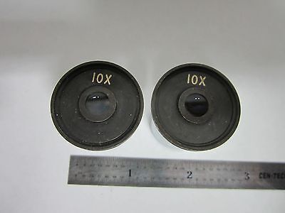 LOT 2 EA MICROSCOPE EYEPIECE 10X OPTICS BIN#N2-08