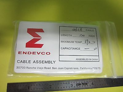 MEGGITT ENDEVCO 3061A CABLE 392F FOR ACCELEROMETER VIBRATION TESTING  BIN#7-DT