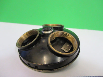 SPENCER ANTIQUE NOSEPIECE  MICROSCOPE PART AS PICTURED &R7-B-18x