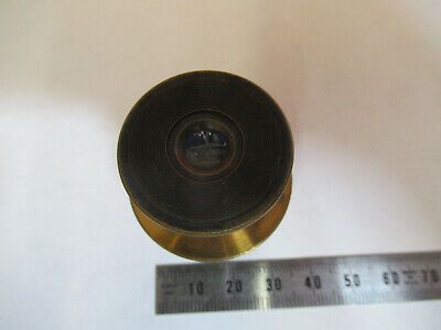 ANTIQUE BRASS RARE GUNDLACH EYEPIECE MICROSCOPE PART OPTICS AS PICTURED P6-A-01