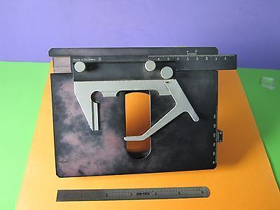 MICROSCOPE PART DIALUX LEITZ GERMANY STAGE SLIDE MICROMETER AS PICTURED BN#36