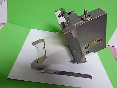 MICROSCOPE PART DMR DMRM LEICA GERMANY LARGE STAGE HOLDER BIN#8X-L-01