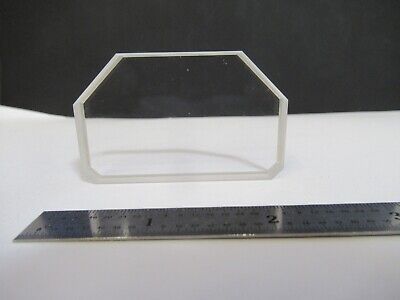 OPTICAL THICK TRUNCATED GLASS BK7 WINDOW OPTICS AS PICTURED &W2-B-17