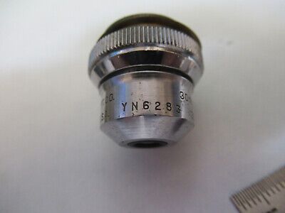 VINTAGE OBJECTIVE BAUSCH LOMB 3.5X OPTICS MICROSCOPE PART AS PICTURED &A9-B-16