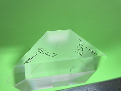 OPTICAL PRISM [small chip in edge] LASER OPTICS BIN#8Y-92