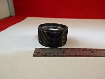 MICROSCOPE PART ANTIQUE OPTICAL BRASS MOUNTED LENS OPTICS AS IS #AO-52