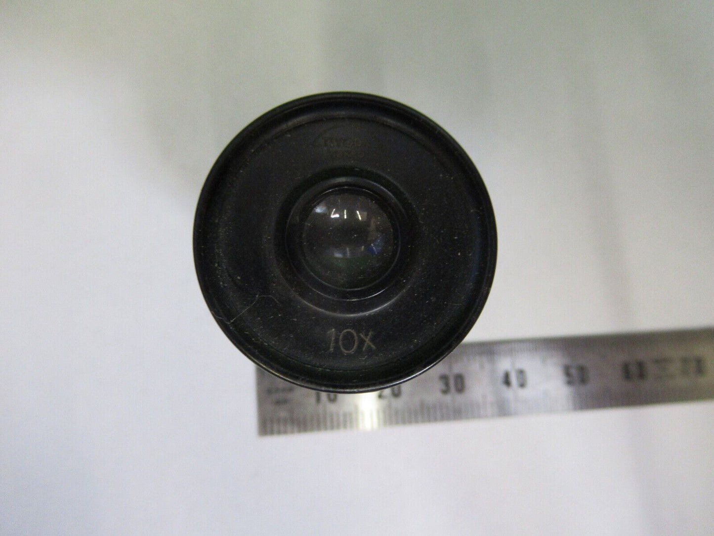 TIYODA JAPAN EYEPIECE 10X LENS OPTICS MICROSCOPE  PART AS PICTURED #H9-C-20