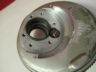 OLYMPUS JAPAN BRASS NOSEPIECE MICROSCOPE PART AS PICTURED #66-A-65