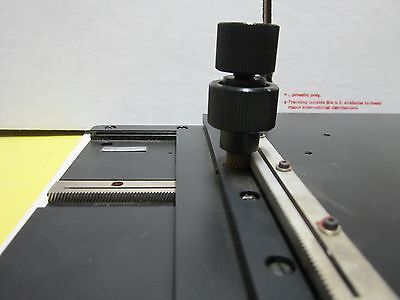 MICROSCOPE PART NIKON 10x7 INCHES STAGE MICROMETER AS IS BIN#51