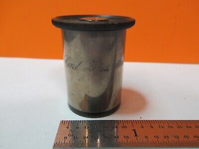 ANTIQUE CARL ZEISS JENA GERMANY EYEPIECE "1" MICROSCOPE PART AS PICTURED A3-B-93