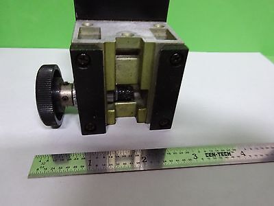 MICROSCOPE PART LEITZ GERMANY CONDENSER HOLDER for OPTICS AS IS BIN#Y5-34