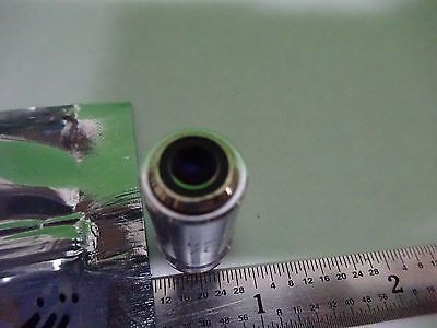 MICROSCOPE PART OBJECTIVE ZEISS GERMANY 10X  OPTICS AS IS BIN#W8-56