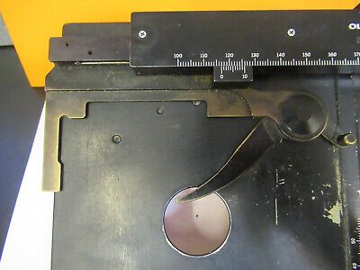 OLYMPUS JAPAN CH TABLE XY STAGE MICROSCOPE PART AS PICTURED &W3-B-70