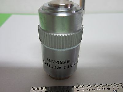 OPTICAL MICROSCOPE [dirty] LEITZ OBJECTIVE NPL 20X INFINITY OPTICS BIN#46-L-18