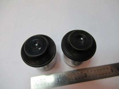 SPENCER AO 10X ANTIQUE EYEPIECE PAIR LENS MICROSCOPE PART AS PICTURED &3-FT-X57