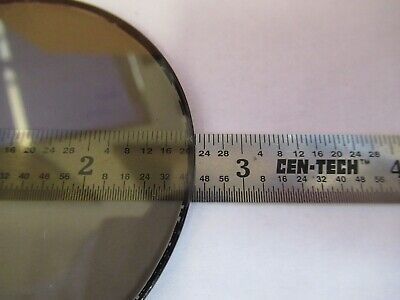 OPTICS LARGE POLARIZER LENS OPTICS MICROSCOPE PART AS PICTURED &5K-A-34